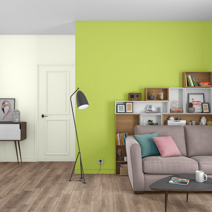 zona interior de un hogar con paredes libres de sustancias tóxicas de Leroy Merlin