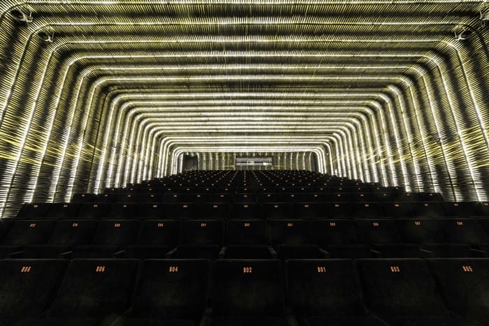 decoracion luz sala cineteca matadero