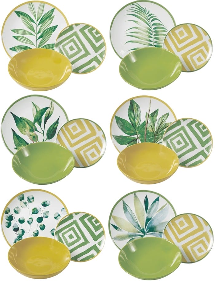 platos estampados planta