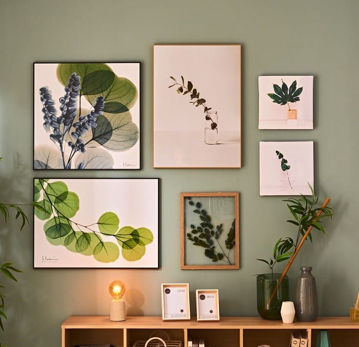 Decoracion-de-paredes-con-cuadros de Leroy Merlin