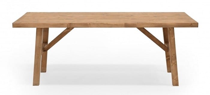 Mesa de centro envejecida en madera de Decowwod