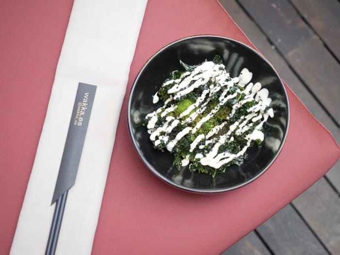 entrante palillos salsa