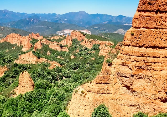 Las médulas en el Bierzo