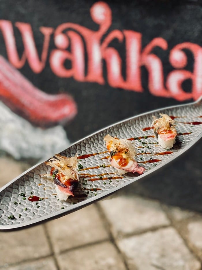 sushi plato decoracion wakka