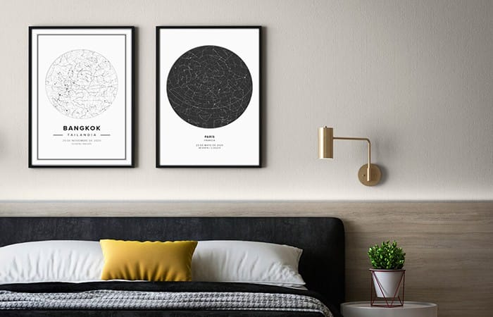 posters mapas estelares y geograficos