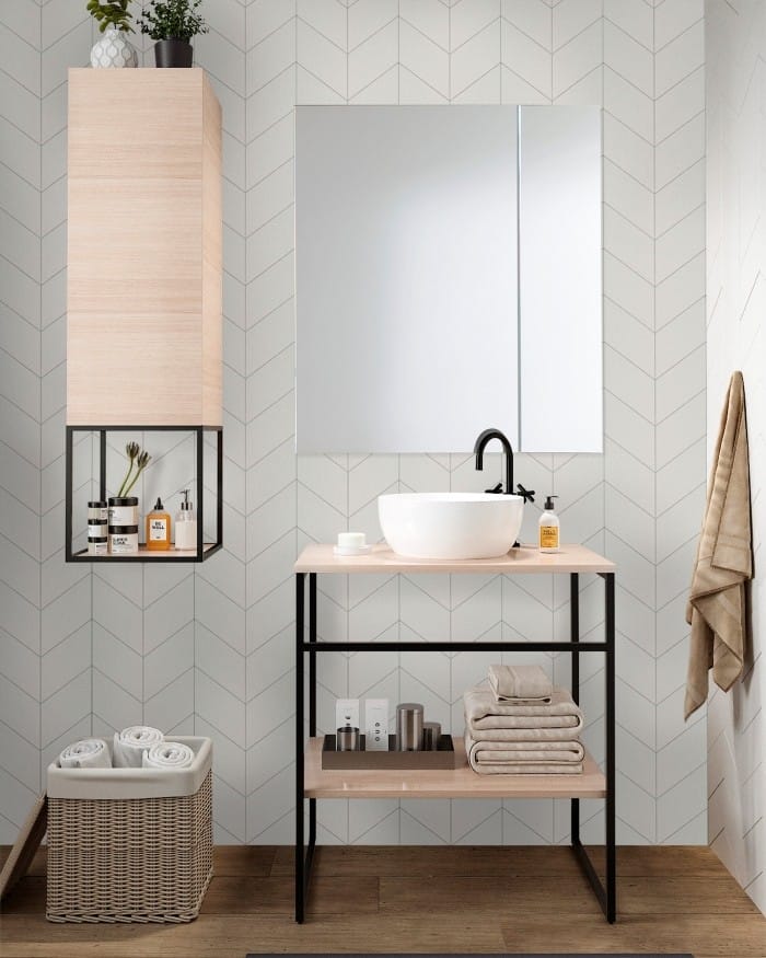 mueble pared almacenamiento