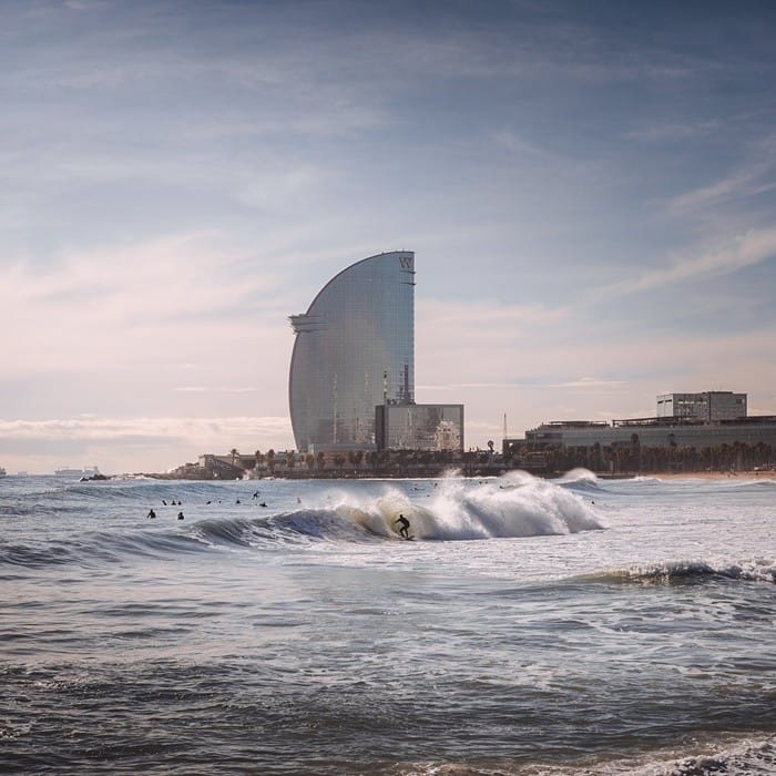 playa mar edificio barcelona