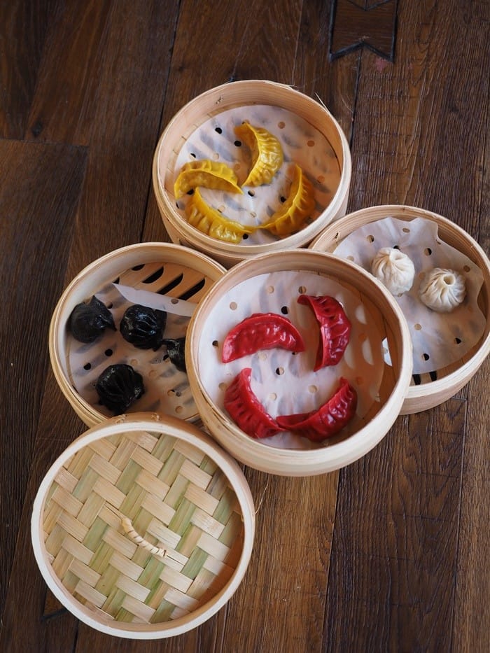 vaporeras gyozas baos bambu