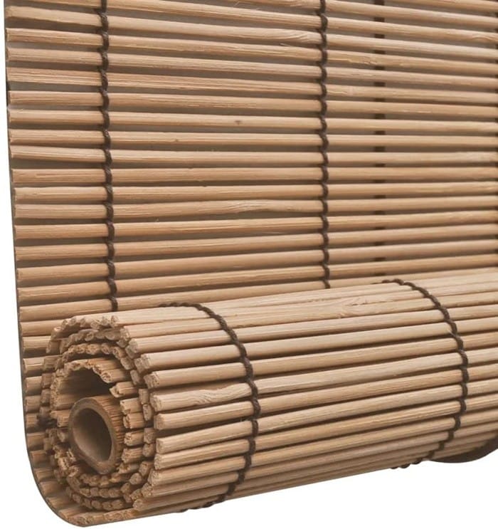persiana bambu grueso natural