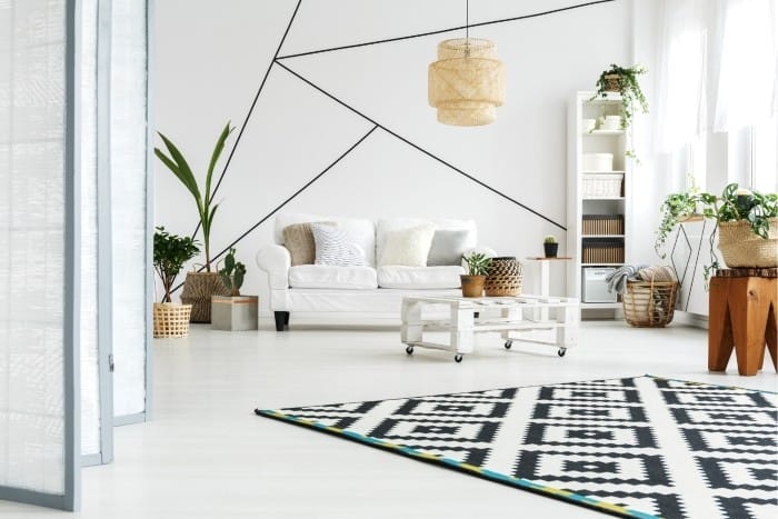 decoracion salon dos estilos