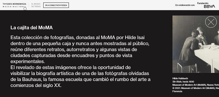 La cajita del Moma en Museo Thyssen