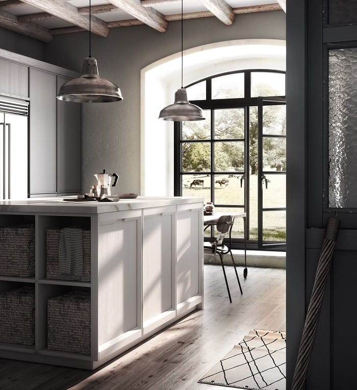 Cocina con isla Rekker