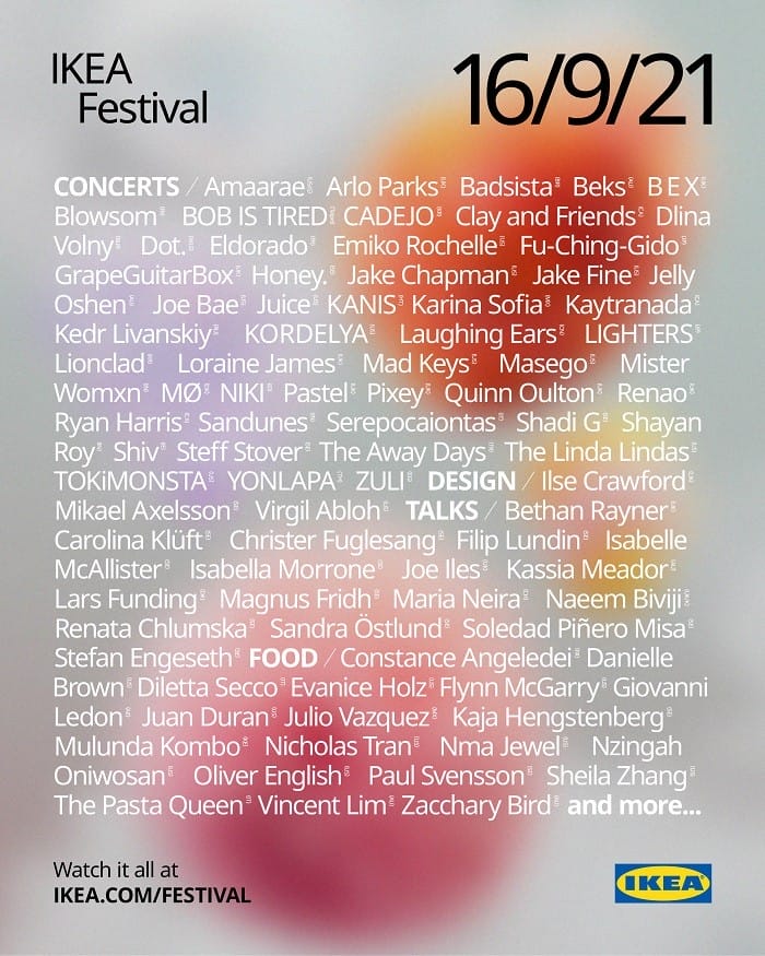 Poster de un festival IKEA