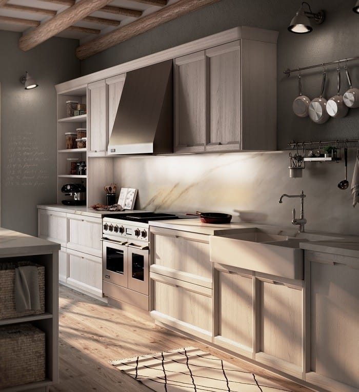 diseño de una cocina Rekker con muebles del modelo Bakea