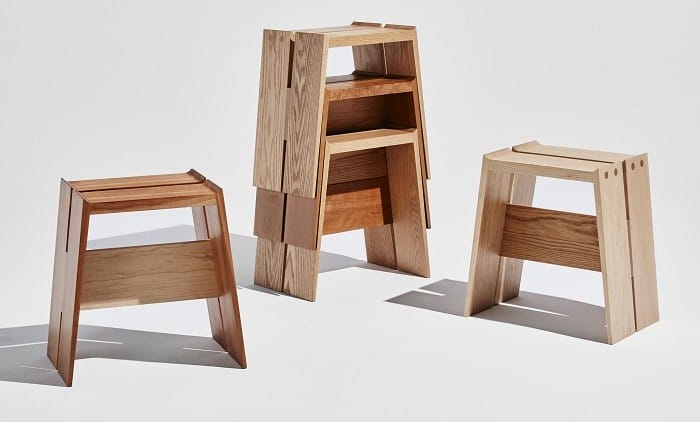 diferentes diseños de banquetas en madera