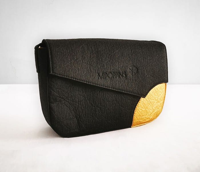 bandolera negra diseño