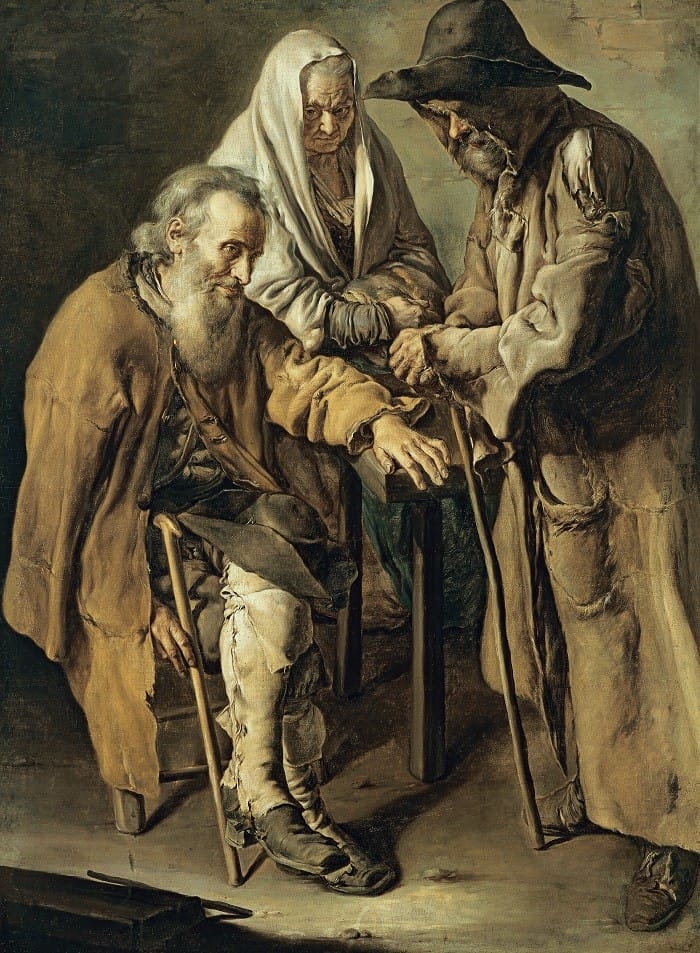Giacomo Ceruti. Grupo de mendigos, hacia 1737. Colección Thyssen-Bornemisza