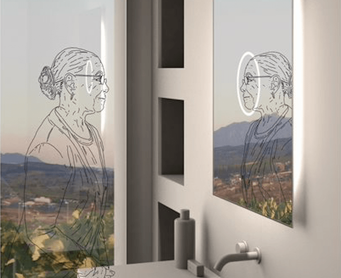 espejo inteligente Ikigai para personas con demencia