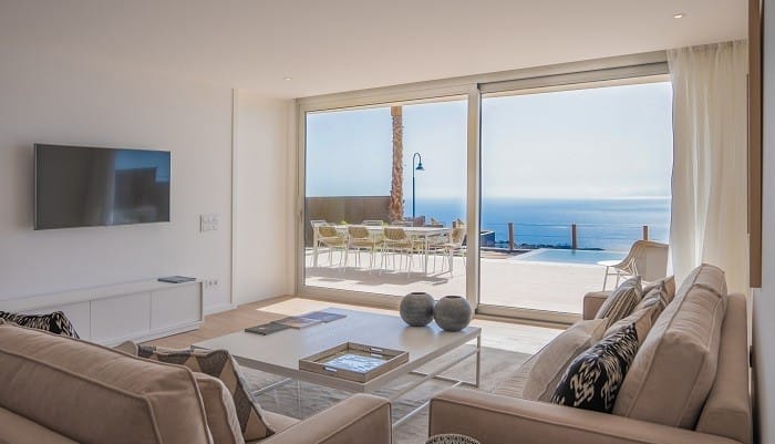 villa de lujo en Tenerife con vistas al mar