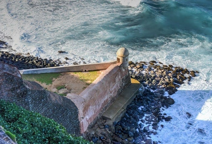 panorámica del castillo de San Juan en Puerto Rico