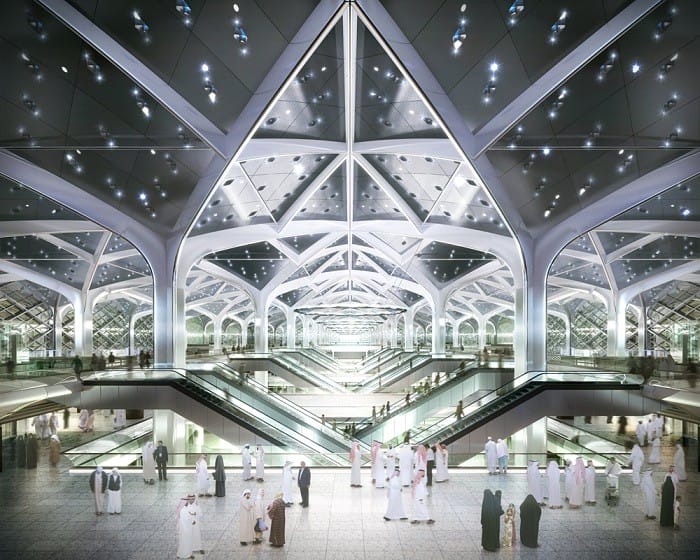 gran estación de tren en Yeda