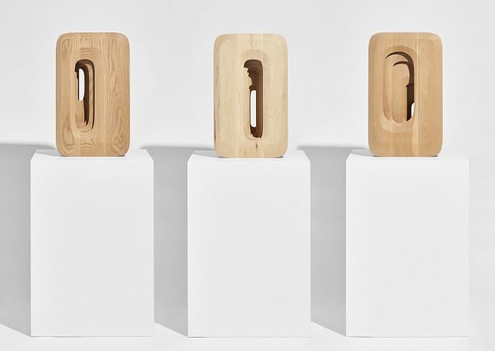 formas de madera con relieve