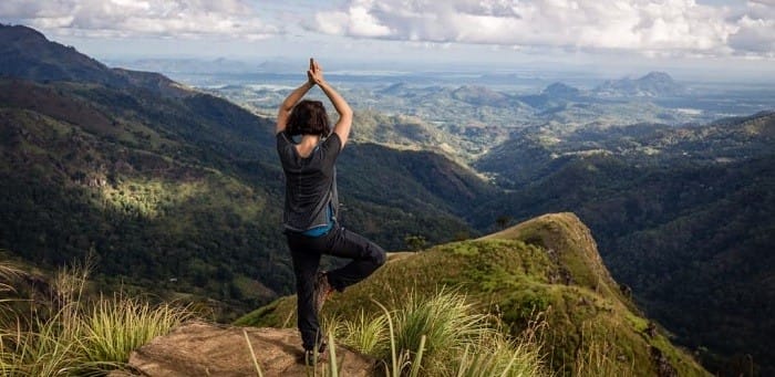 yoga en la naturaleza
