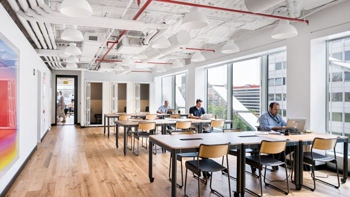 escritorios ventanales trabajo