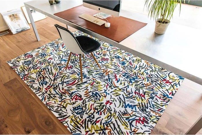 Alfombra colorida y moderna de Louis Poortere