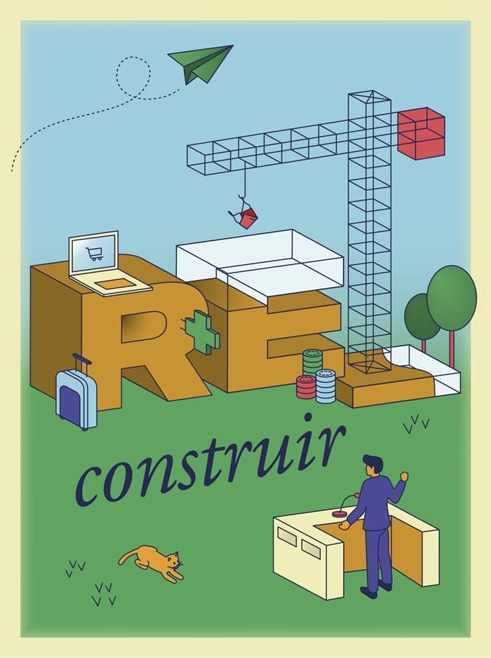 cartel ilustracion colorido