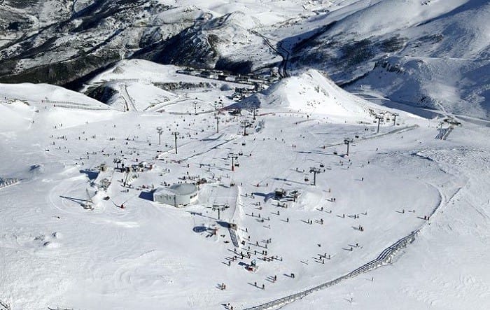 Panorámica de la estación de esquí de Valgrande