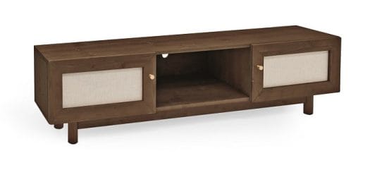 Mueble de tv de madera de nogal de decowood