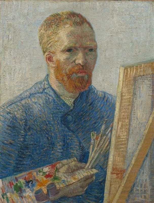 cuadro artista van gogh hombre