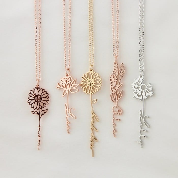 flor detalle colgante colores