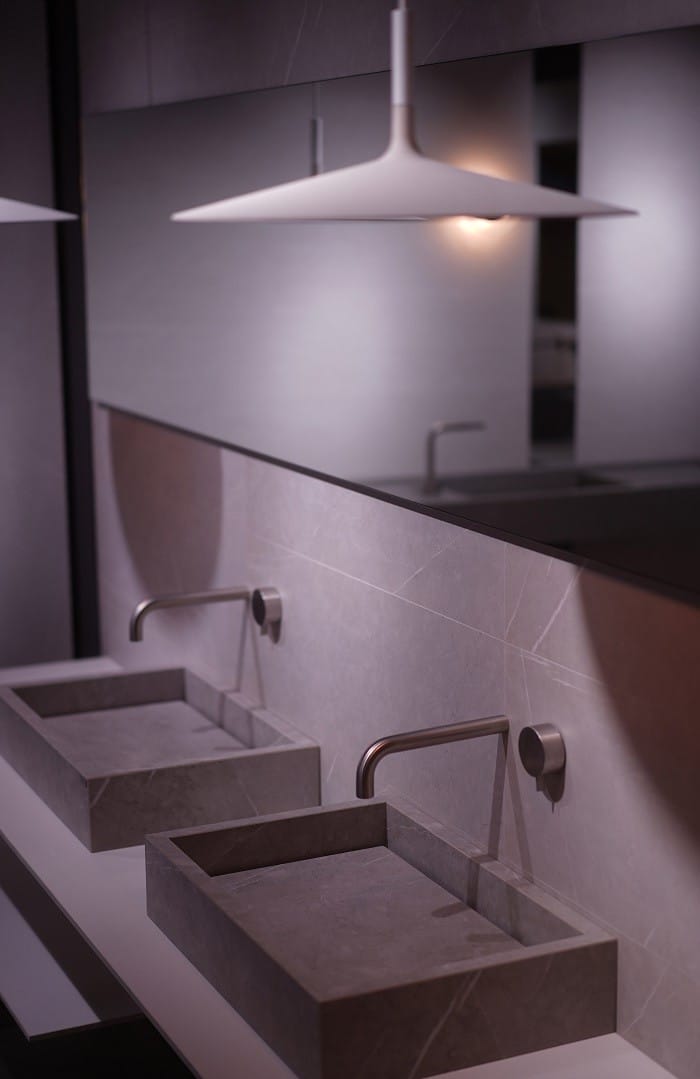 lavabos de aseo de un hotel o restaurante