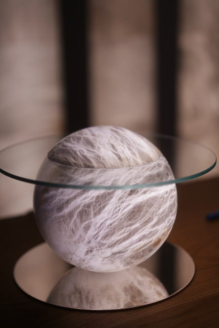 diseño de mesa de cristal de Interihotel