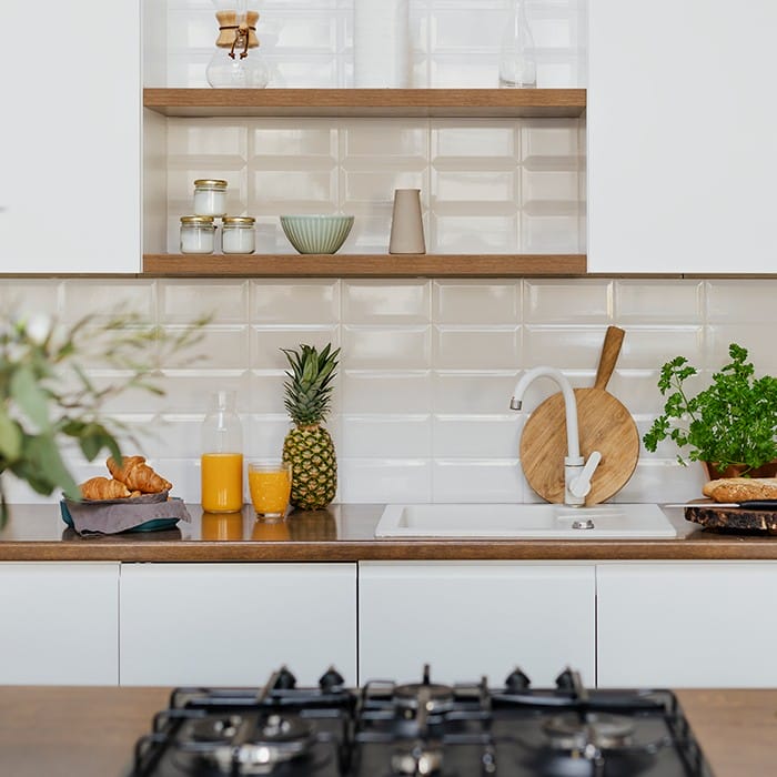 cocina abierta al salon