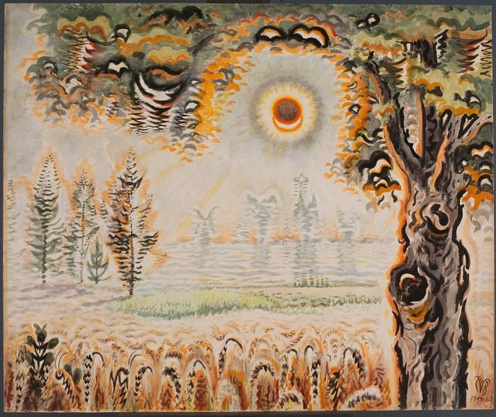 cuadro de pintura de Charles Burchfield