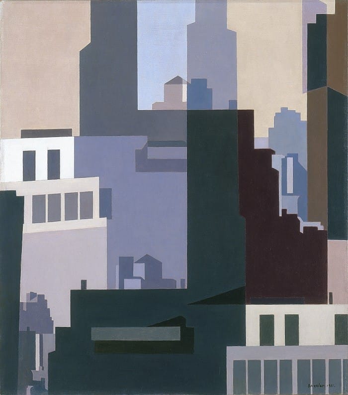 Charles Sheeler, Cañones, 1951. Museo Nacional Thyssen-Bornemisza, Madrid 