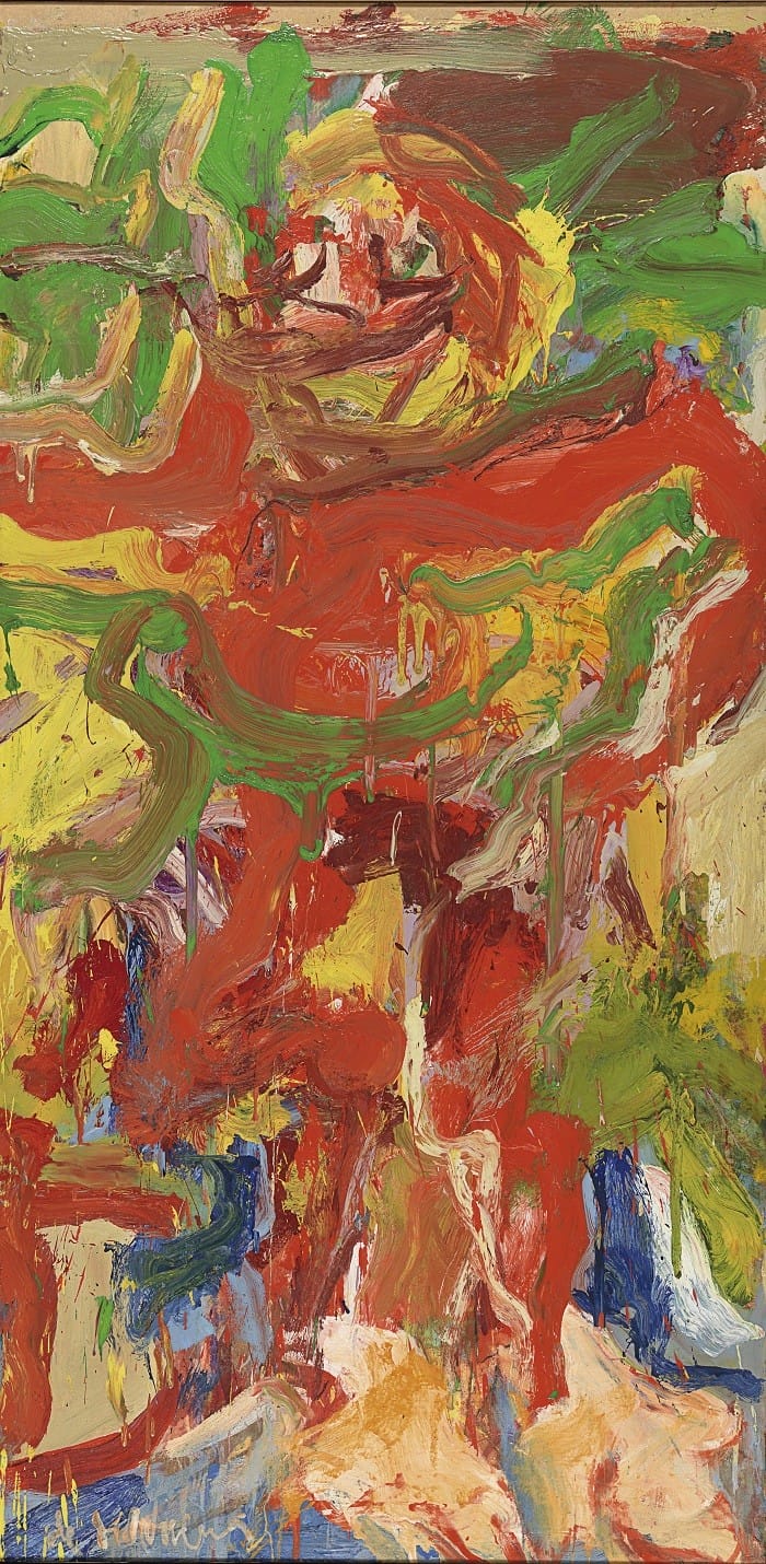 Willem de Kooning, Hombre rojo con bigote, 1971. Museo Nacional Thyssen-Bornemisza, Madrid