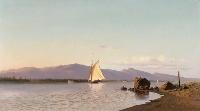 Francis Silva, Kingston Point, río Hudson, hacia 1873. Museo Nacional Thyssen-Bornemisza, Madrid