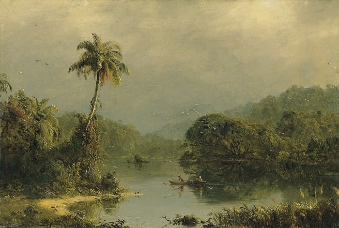 PAisaje tropical en pintura americana