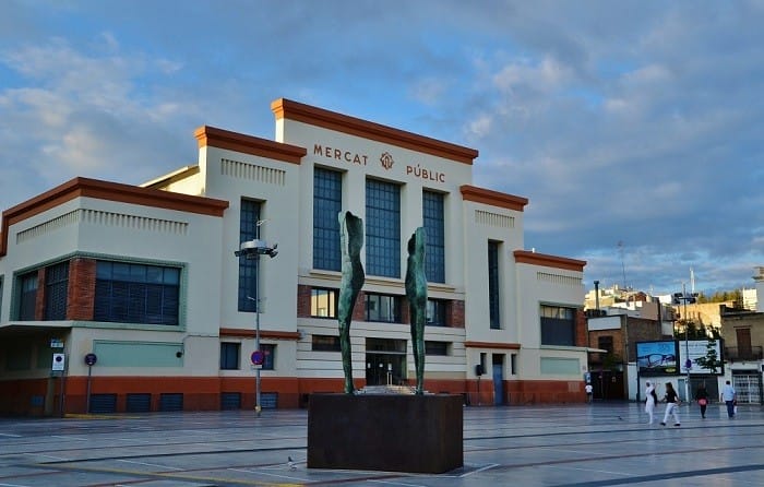 Fachada del mercado publico Vilanova