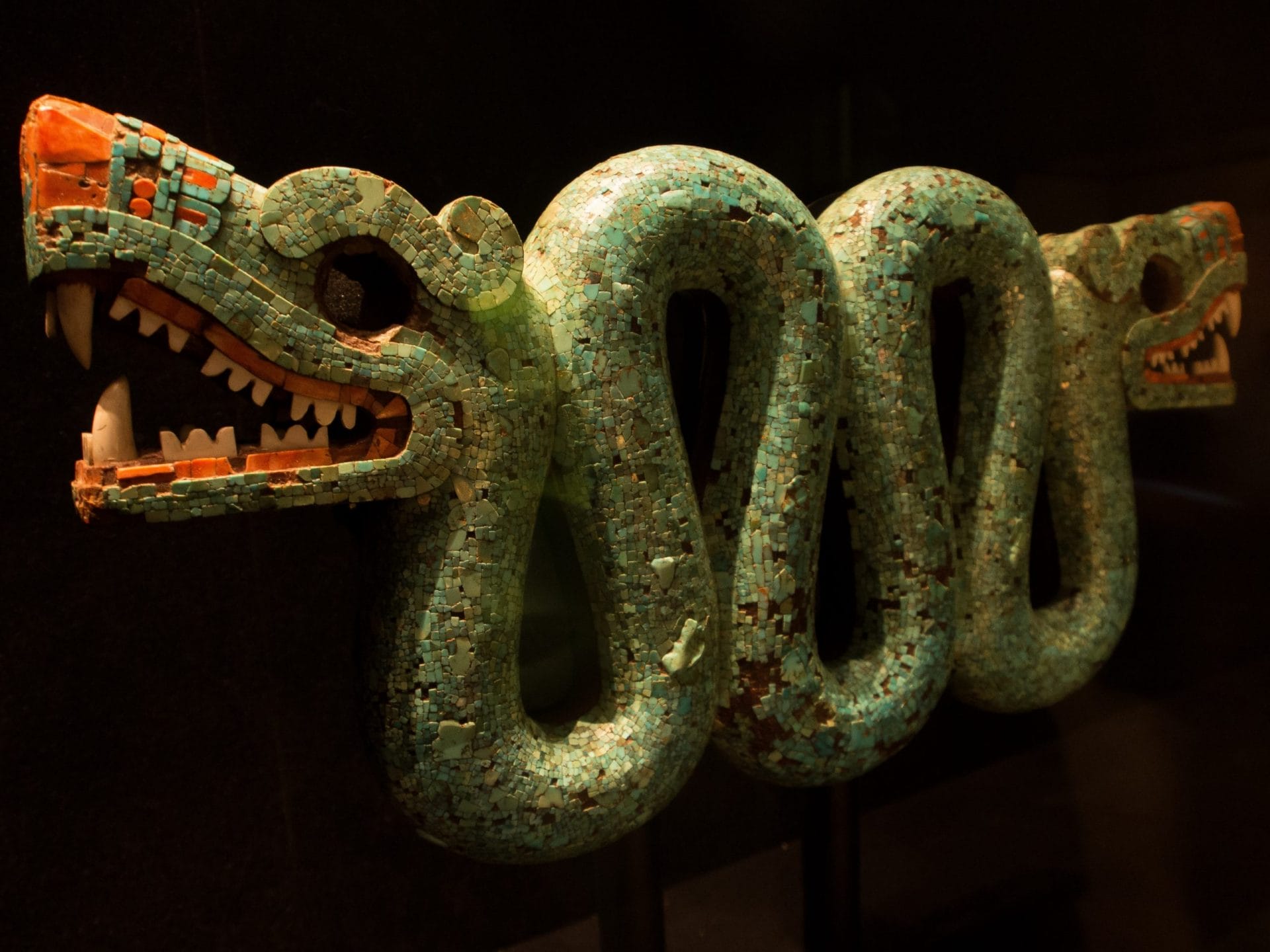 mosaico de serpiente de México