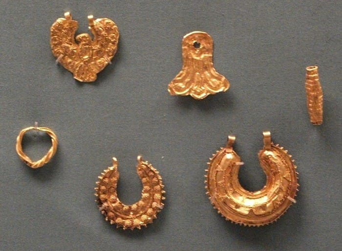 joyas del tesoro de Gaza