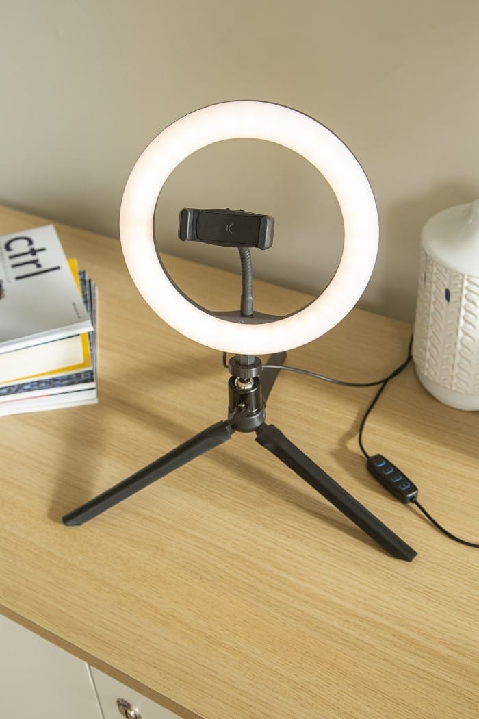 aro selfie trípode con luz para regalar en reyes