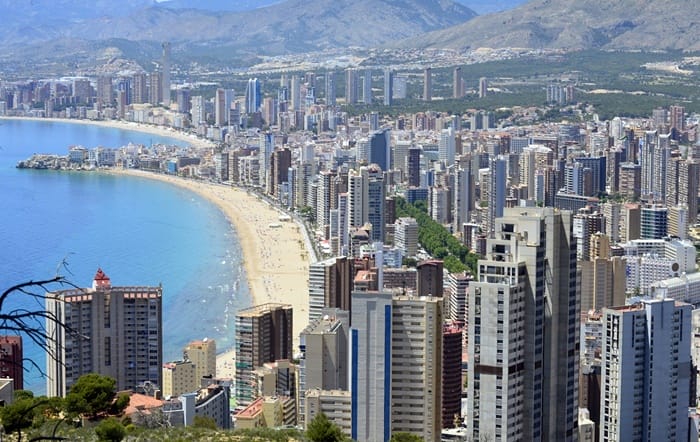 costa benidorm alicante urbano