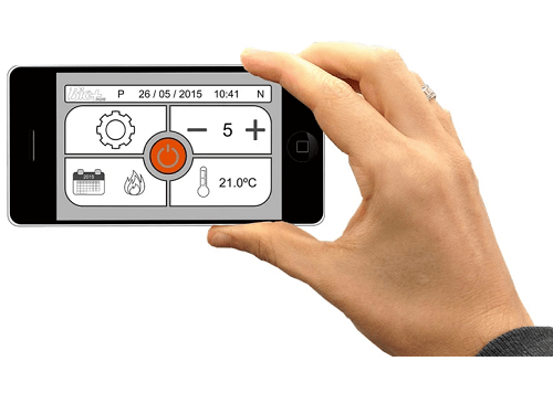 movil para controlar el calor de la estufa de tu casa