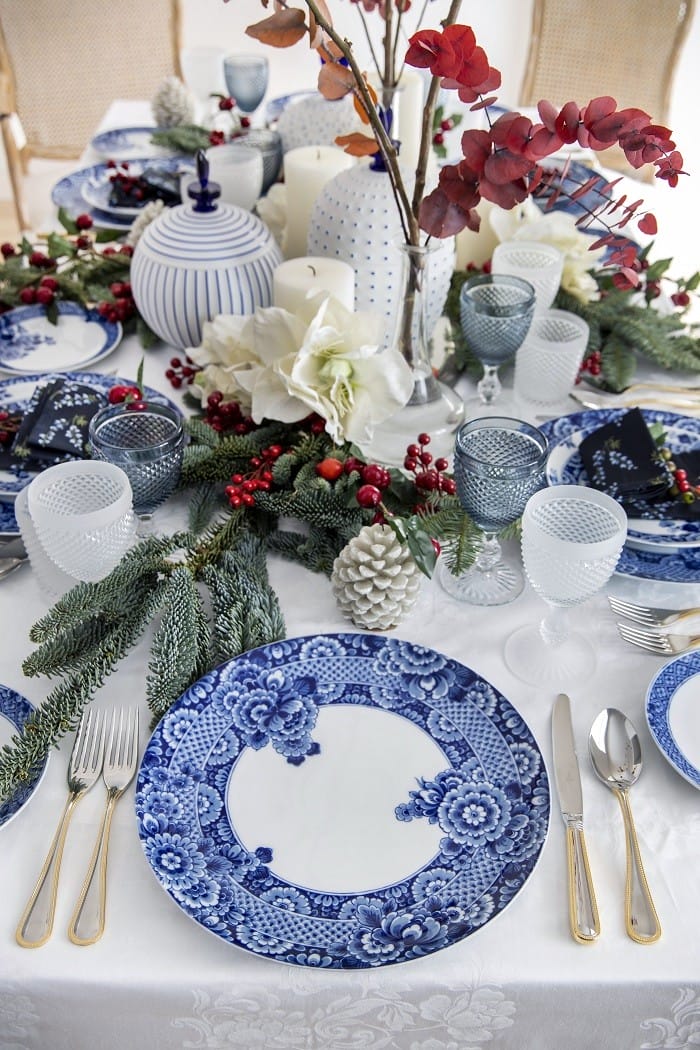 mesa decoración navideña Vista Alegre