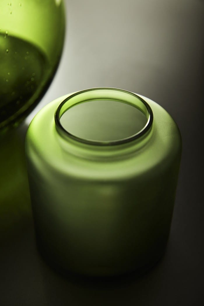 jarrón verde de la nueva colección de Ikea